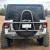 Zderzak aluminiowy tył z mocowaniem na koło zapasowe GenRight Jeep Wrangler JL